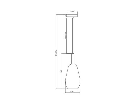 Подвесной светильник Maytoni Duality MOD271PL-01B8, изображение 2