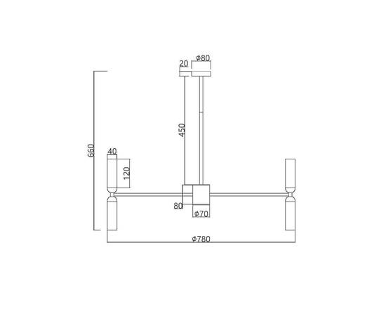 Подвесная люстра Maytoni Memory MOD177PL-16G, изображение 2