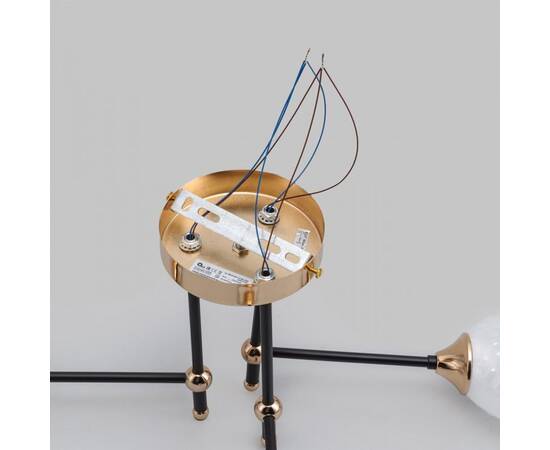 Потолочная люстра IMEX MD.4144-3-S-BK+FGD, изображение 3