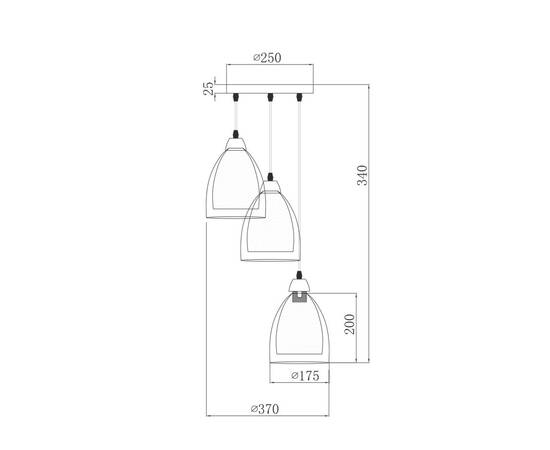Подвесная люстра Freya Astery FR5375PL-03CH2, изображение 2