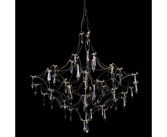 Подвесная светодиодная люстра Loft IT Mira 10259/800 Gold Asfour