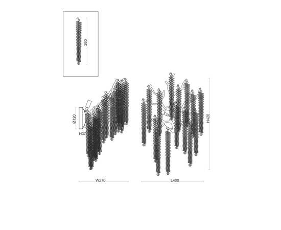 Бра Freya Mineral FR1010WL-03G, изображение 2