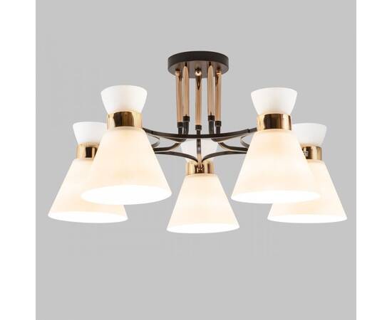Потолочная люстра IMEX MD.5692-5-S-COFFEE+FGD, изображение 4
