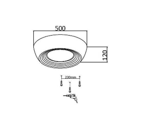 Потолочный светодиодный светильник Sonex Avra Cronus 7715/54L, изображение 9