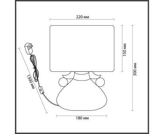 Настольная лампа Lumion Moderni Junia 5668/1T, изображение 2