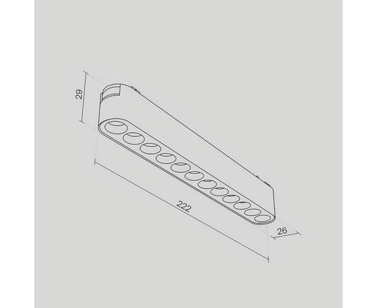 Трековый светодиодный светильник Maytoni Technical Points TR082-1-12W4K-M-B, изображение 2