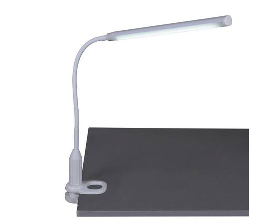 Настольная светодиодная лампа на струбцине Reluce 00821-0.7-01 WT