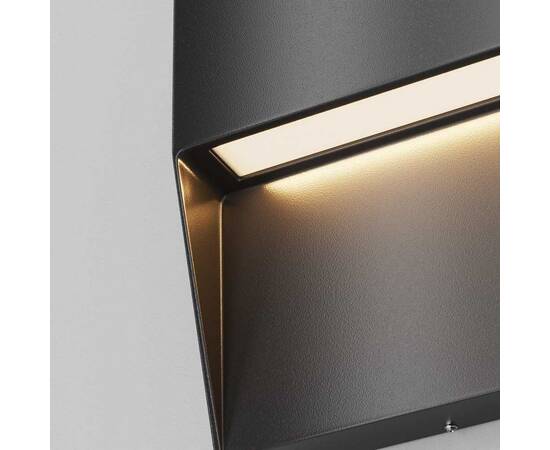 Уличный настенный светодиодный светильник Maytoni Mane O047SL-L3B3K, изображение 2