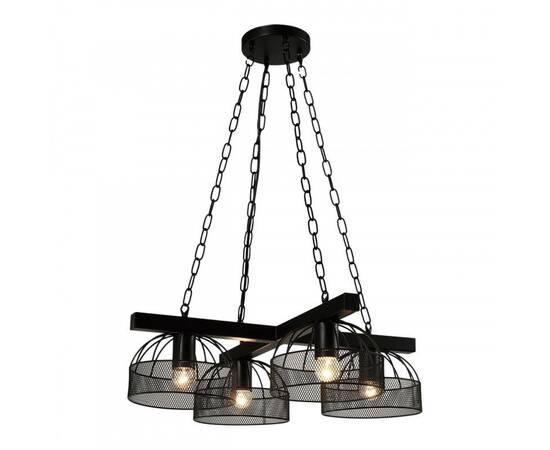 Подвесная люстра IMEX Ringo MD.20461-4-P-BK
