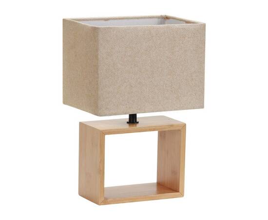 Настольная лампа Uniel UML-B401 E27 Light Grey/Wood UL-00010956