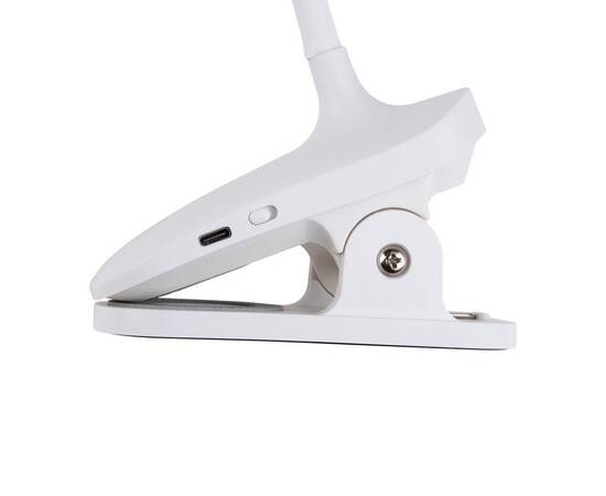 Настольная светодиодная лампа на прищепке Uniel ULM-D602 10W/3000-6000K/DIM White UL-00011095, изображение 5