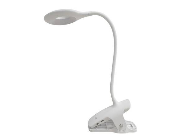 Настольная светодиодная лампа на прищепке Uniel ULM-D601 8W/3000-6000K/DIM White UL-00011094