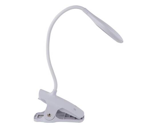 Настольная светодиодная лампа на прищепке Uniel ULM-D601 8W/3000-6000K/DIM White UL-00011094, изображение 2