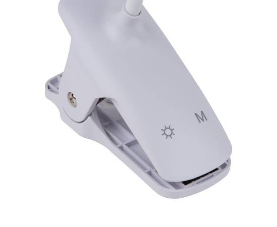 Настольная светодиодная лампа на прищепке Uniel ULM-D601 8W/3000-6000K/DIM White UL-00011094, изображение 4