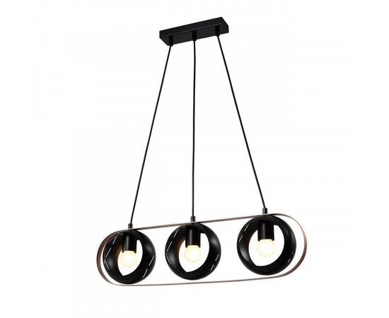 Подвесная люстра IMEX Rolf MD.21744-3-P-BK+CP