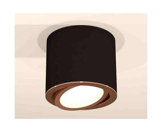 Комплект накладного светильника Ambrella light Techno Spot XS7402004 SBK/PPG черный песок/золото розовое полированное (C7402, N7005), изображение 2