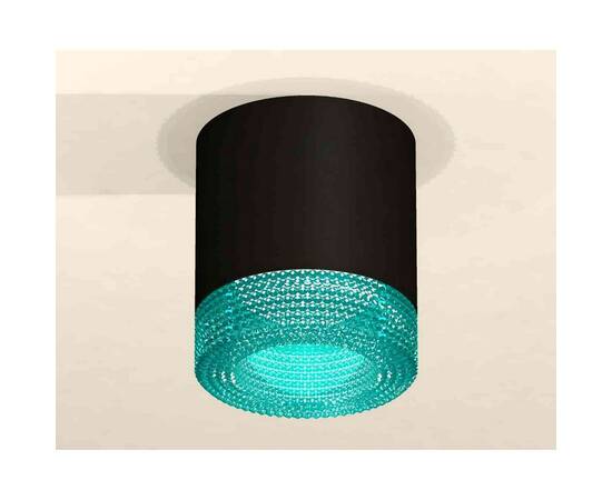 Комплект накладного светильника Ambrella light Techno Spot XS7402013 SBK/BL черный песок/голубой (C7402, N7194), изображение 3