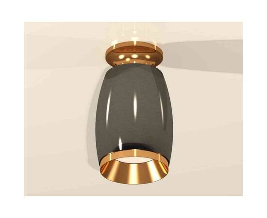 Комплект накладного светильника Ambrella light Techno Spot XS1123043 DCH/PYG черный хром/золото желтое полированное (N6905, C1123, N7034), изображение 3