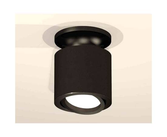 Комплект накладного светильника Ambrella light Techno Spot XS7402060 SBK/PBK черный песок/черный полированный (N7926, C7402, N7002), изображение 2