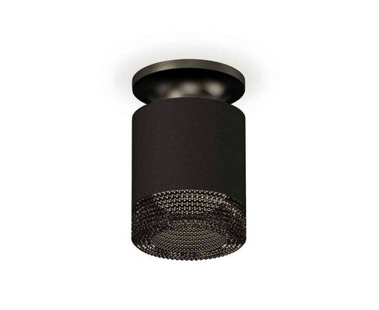 Комплект накладного светильника Ambrella light Techno Spot XS7402064 SBK/PBK/BK черный песок/черный полированный/тонированный (N7926, C7402, N7192)