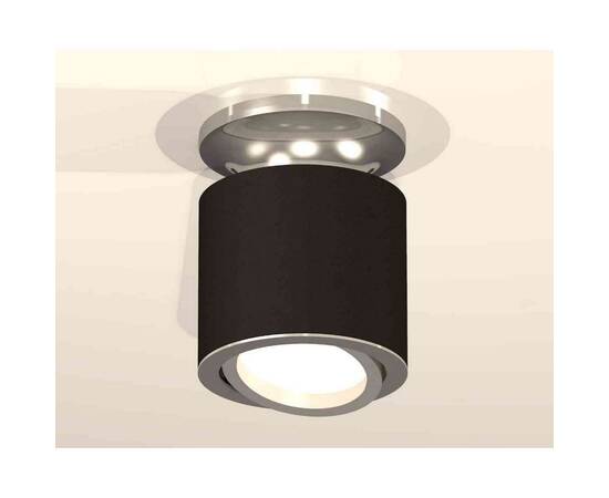 Комплект накладного светильника Ambrella light Techno Spot XS7402081 SBK/PSL черный песок/серебро полированное (N7927, C7402, N7003), изображение 3