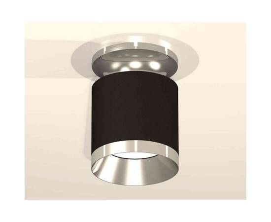 Комплект накладного светильника Ambrella light Techno Spot XS7402082 SBK/PSL черный песок/серебро полированное (N7927, C7402, N7032), изображение 3