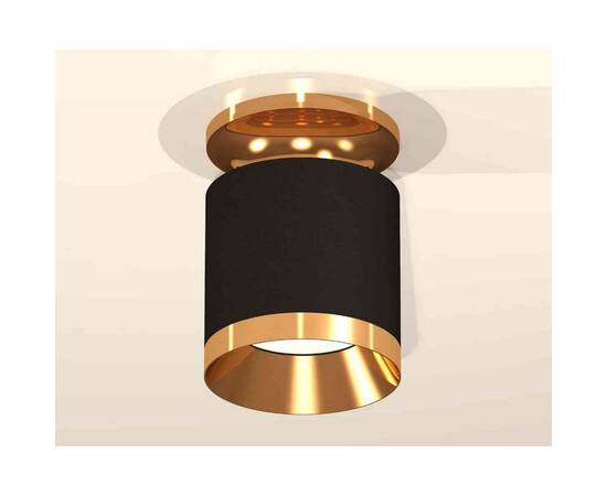 Комплект накладного светильника Ambrella light Techno Spot XS7402101 SBK/PYG черный песок/золото желтое полированное (N7929, C7402, N7034), изображение 3