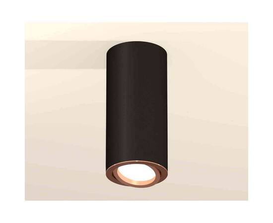 Комплект накладного светильника Ambrella light Techno Spot XS7443005 SBK/PPG черный песок/золото розовое полированное (C7443, N7005), изображение 3