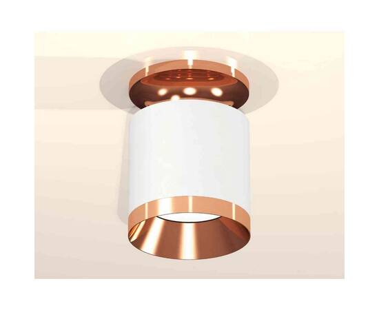 Комплект накладного светильника Ambrella light Techno Spot XS7401141 SWH/PPG белый песок/золото розовое полированное (N7930, C7401, N7035), изображение 3