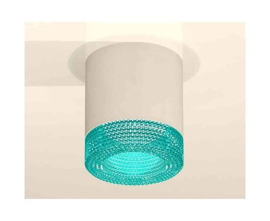 Комплект накладного светильника Ambrella light Techno Spot XS7401023 SWH/BL белый песок/голубой (C7401, N7194), изображение 2