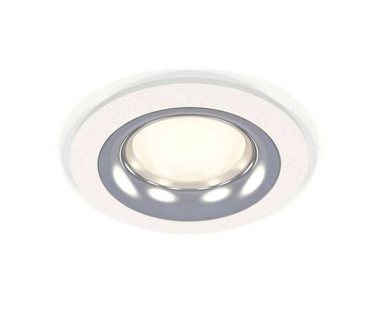 Комплект встраиваемого светильника Ambrella light Techno Spot XC7621003 SWH/PSL белый песок/серебро полированное (C7621, N7012)