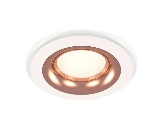 Комплект встраиваемого светильника Ambrella light Techno Spot XC7621006 SWH/PPG белый песок/золото розовое полированное (C7621, N7015)