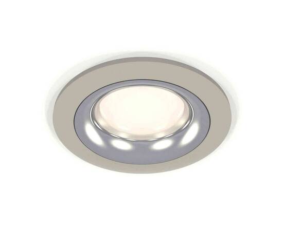 Комплект встраиваемого светильника Ambrella light Techno Spot XC7623003 SGR/PSL серый песок/серебро полированное (C7623, N7012)