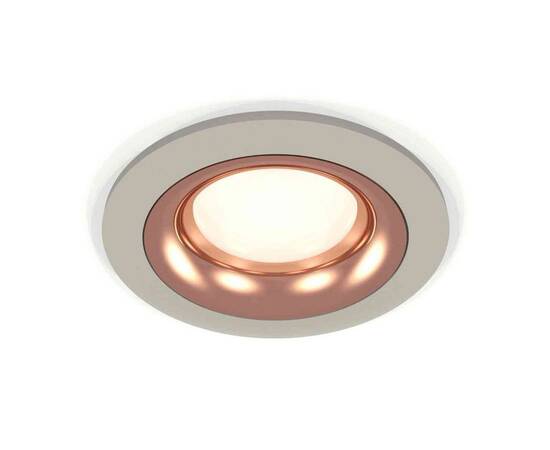 Комплект встраиваемого светильника Ambrella light Techno Spot XC7623006 SGR/PPG серый песок/золото розовое полированное (C7623, N7015)
