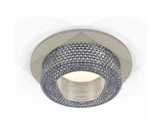 Комплект встраиваемого светильника Ambrella light Techno Spot XC7623020 SGR/CL серый песок/прозрачный (C7623, N7191)