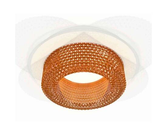 Комплект встраиваемого светильника Ambrella light Techno Spot XC7621024 SWH/CF белый песок/кофе (C7621, N7195)