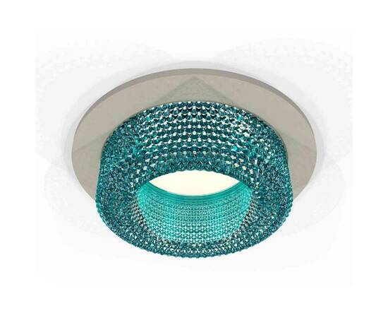 Комплект встраиваемого светильника Ambrella light Techno Spot XC7623023 SGR/BL серый песок/голубой (C7623, N7194)