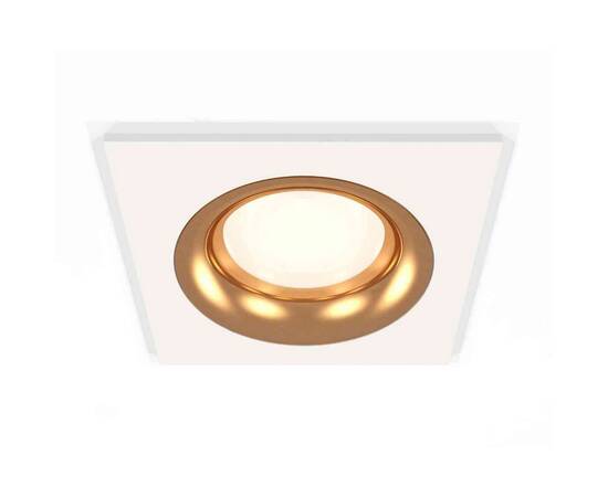 Комплект встраиваемого светильника Ambrella light Techno Spot XC7631005 SWH/PYG белый песок/золото желтое полированное (C7631, N7014)