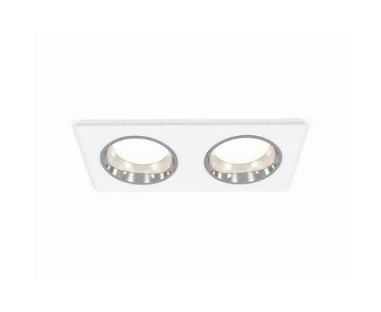 Комплект встраиваемого светильника Ambrella light Techno Spot XC6525003 SWH/PSL белый песок/серебро полированное (C6525, N6112)