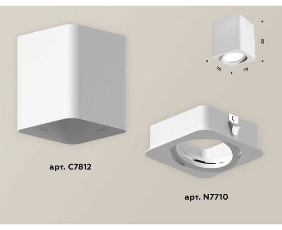 Комплект потолочного светильника Ambrella light Techno Spot XC (C7812, N7710) XS7812010, изображение 3