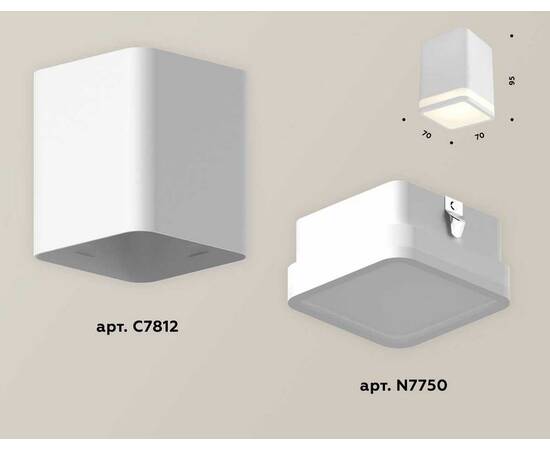 Комплект потолочного светильника Ambrella light Techno Spot XC (C7812, N7750) XS7812020, изображение 2