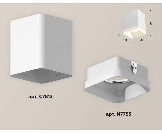 Комплект потолочного светильника Ambrella light Techno Spot XC (C7812, N7755) XS7812021, изображение 2