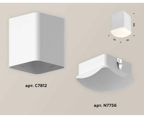 Комплект потолочного светильника Ambrella light Techno Spot XC (C7812, N7756) XS7812022, изображение 2