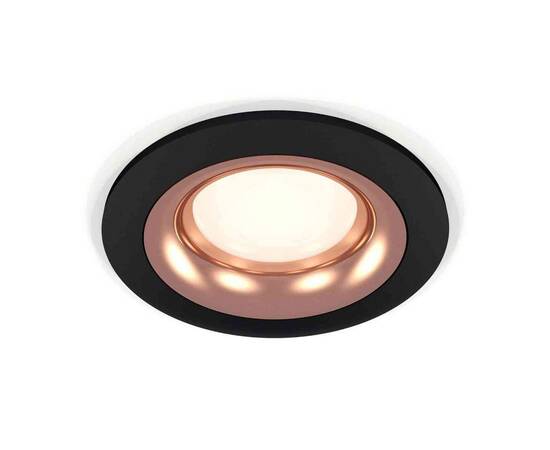 Комплект встраиваемого светильника Ambrella light Techno Spot XC7622006 SBK/PPG черный песок/золото розовое полированное (C7622, N7015)