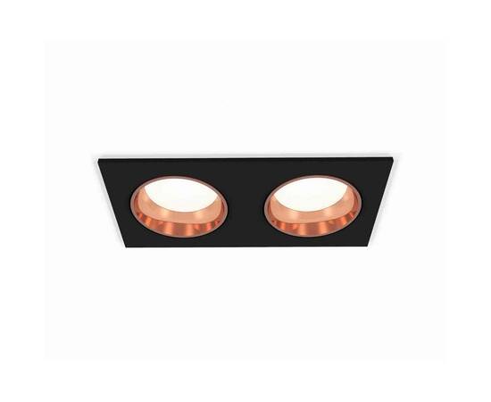 Комплект встраиваемого светильника Ambrella light Techno Spot XC6526005 SBK/PPG черный песок/золото розовое полированное (C6526, N6114)