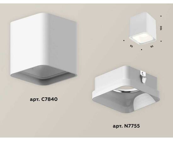 Комплект потолочного светильника Ambrella light Techno Spot XC (C7840, N7755) XS7840021, изображение 3