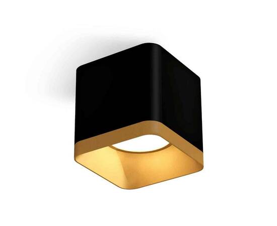Комплект накладного светильника Ambrella light Techno Spot XS7806004 SBK/SGD черный песок/золото песок (C7806, N7704)