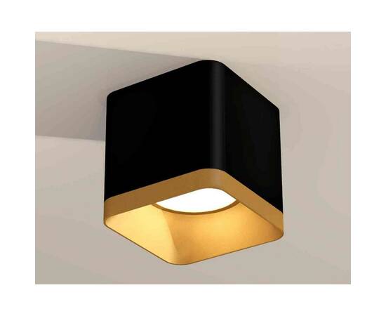 Комплект накладного светильника Ambrella light Techno Spot XS7806004 SBK/SGD черный песок/золото песок (C7806, N7704), изображение 2