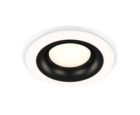 Комплект встраиваемого светильника Ambrella light Techno Spot XC7621002 SWH/PBK белый песок/черный полированный (C7621, N7011)