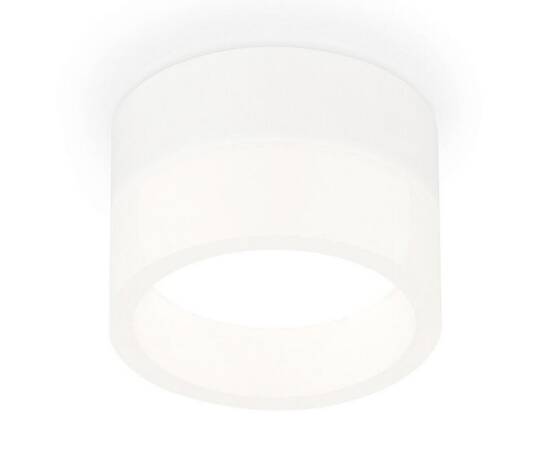 Комплект накладного светильника с акрилом SWH/FR белый песок/белый матовый GX53 XS8101015 (С8101, N8401)